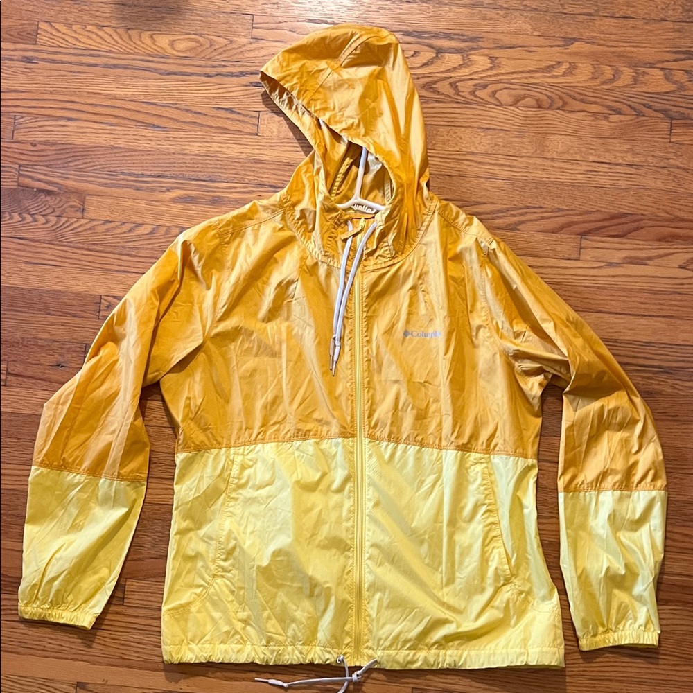 Columbia Golden Yellow Windbreaker